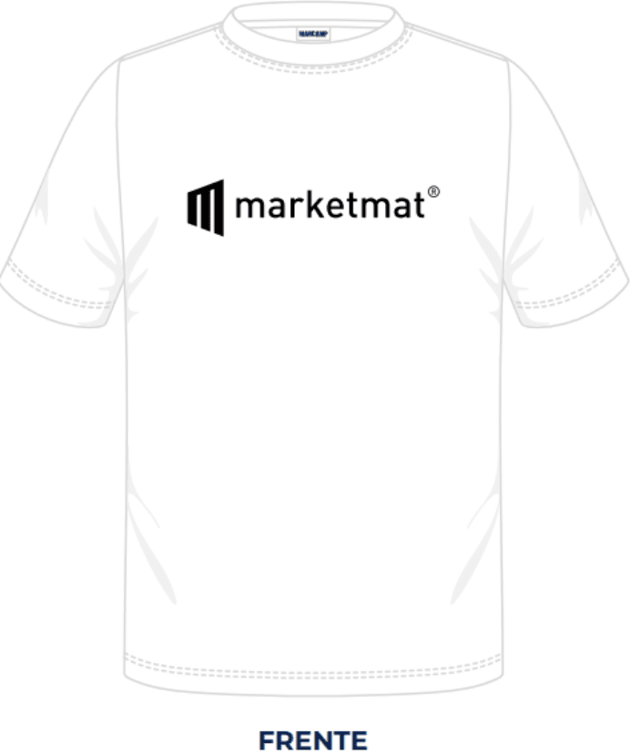 T-SHIRT SPORTMAN EM 100% POLIESTER, MANGA CURTA, COM ESTAMPADO NA FRENTE LADO ESQUERDO E NAS COSTAS A 1 COR