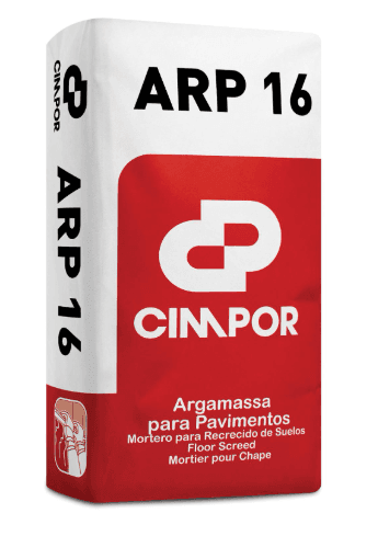 CIMPOR ARGAMASSA DE REGULARIZAÇÃO DE PAVIMENTOS ARP 16 25KG