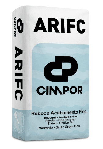 CIMPOR ARGAMASSA DE REBOCO INTERIOR PROJETÁVEL - ACABAMENTO FINO CINZENTA - ARIFC 25KG