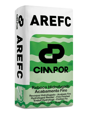 CIMPOR ARGAMASSA DE REBOCO EXTERIOR PROJETÁVEL - ACABAMENTO FINO CINZENTA - AREFC 25KG