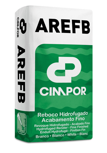 CIMPOR ARGAMASSA DE REBOCO EXTERIOR PROJETÁVEL - ACABAMENTO FINO BRANCA - AREFB 25KG