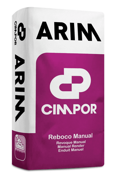 CIMPOR ARGAMASSA DE REBOCO INTERIOR MANUAL HIDROFUGADA - ARIM 25KG