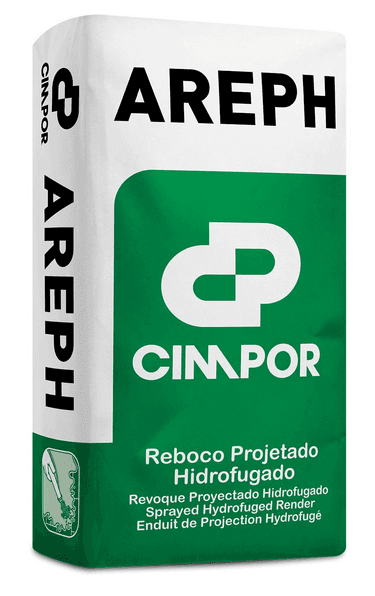 CIMPOR ARGAMASSA DE REBOCO EXTERIOR PROJETADA HIDROFUGADA - AREPH 25KG