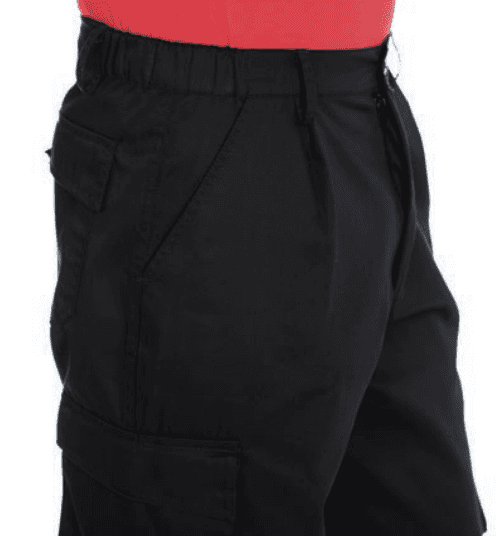 CALCA HOMEM BOLSOS LATERAIS - SARJA 65% POLIESTER 35% ALGODAO 200GR/M2